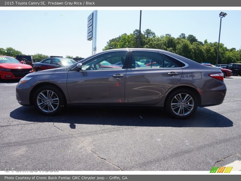 Predawn Gray Mica / Black 2015 Toyota Camry SE