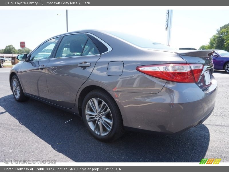 Predawn Gray Mica / Black 2015 Toyota Camry SE