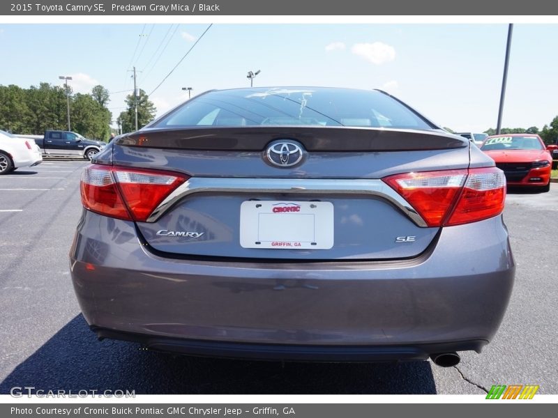 Predawn Gray Mica / Black 2015 Toyota Camry SE