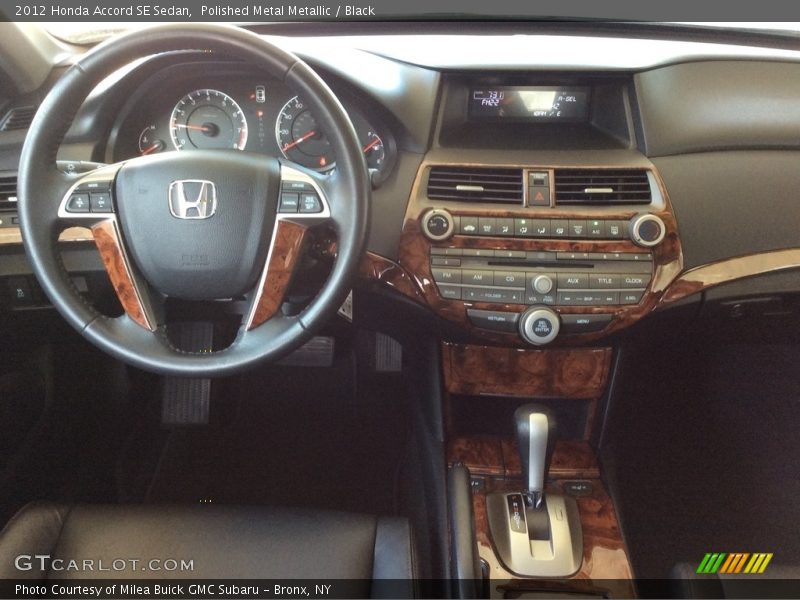 Polished Metal Metallic / Black 2012 Honda Accord SE Sedan