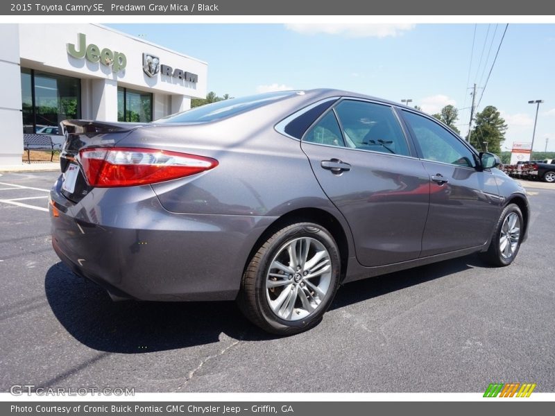 Predawn Gray Mica / Black 2015 Toyota Camry SE