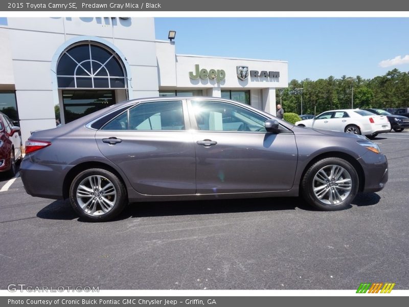 Predawn Gray Mica / Black 2015 Toyota Camry SE