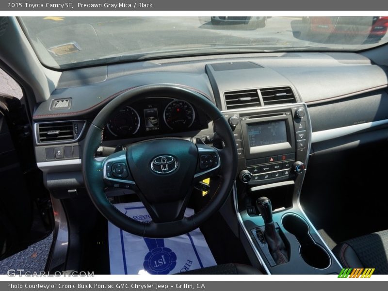 Predawn Gray Mica / Black 2015 Toyota Camry SE