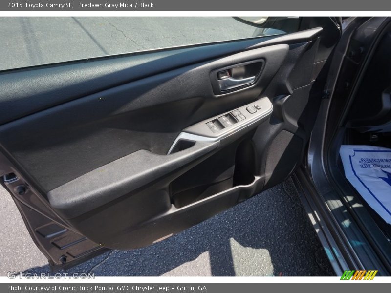 Predawn Gray Mica / Black 2015 Toyota Camry SE