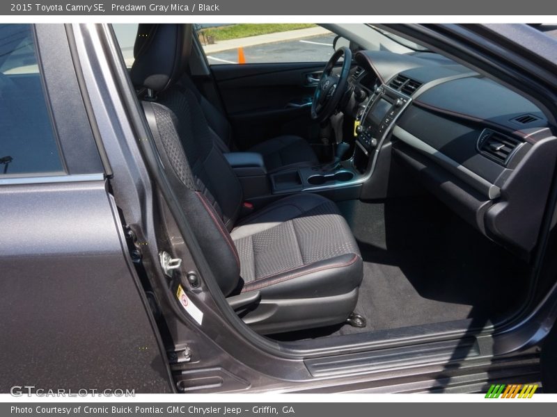 Predawn Gray Mica / Black 2015 Toyota Camry SE