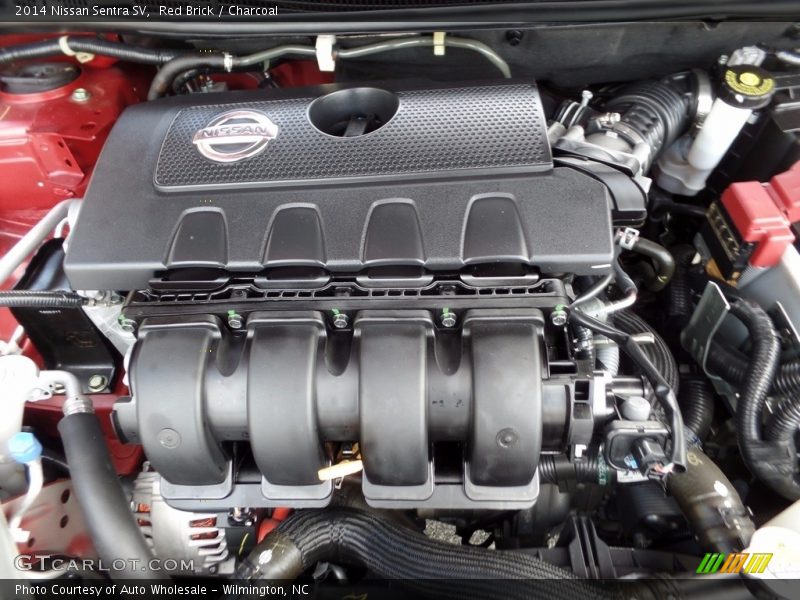 Red Brick / Charcoal 2014 Nissan Sentra SV