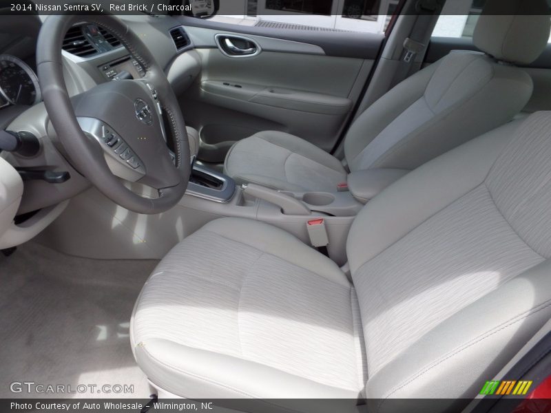 Red Brick / Charcoal 2014 Nissan Sentra SV