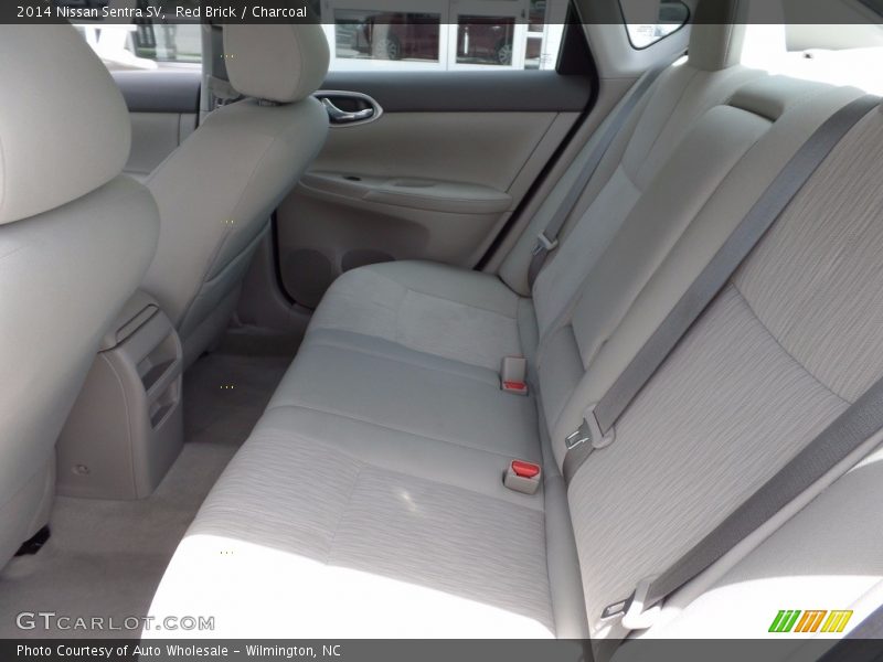Red Brick / Charcoal 2014 Nissan Sentra SV