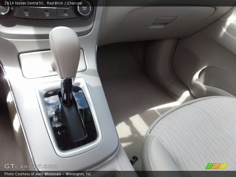 Red Brick / Charcoal 2014 Nissan Sentra SV
