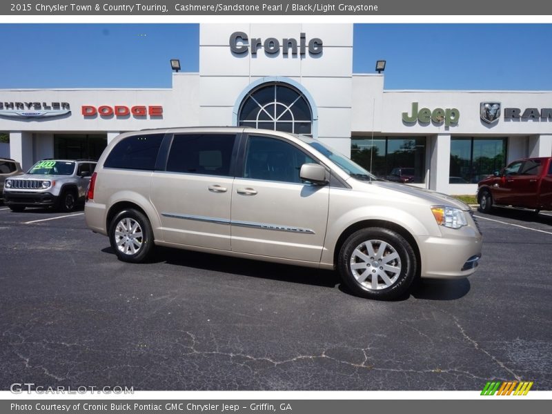 Cashmere/Sandstone Pearl / Black/Light Graystone 2015 Chrysler Town & Country Touring