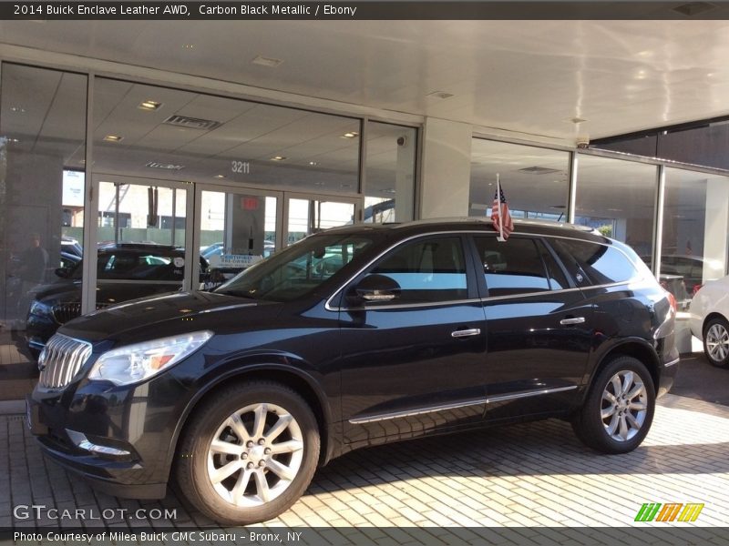 Carbon Black Metallic / Ebony 2014 Buick Enclave Leather AWD