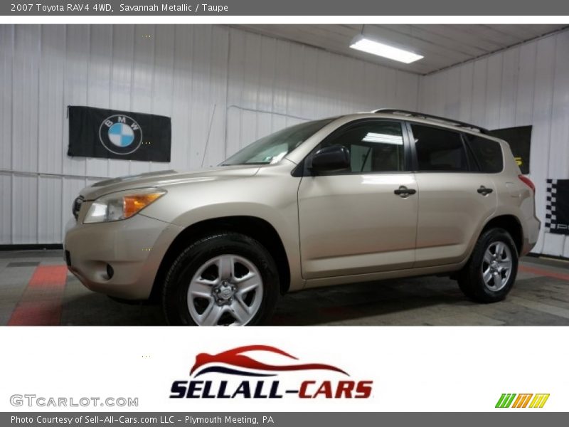 Savannah Metallic / Taupe 2007 Toyota RAV4 4WD