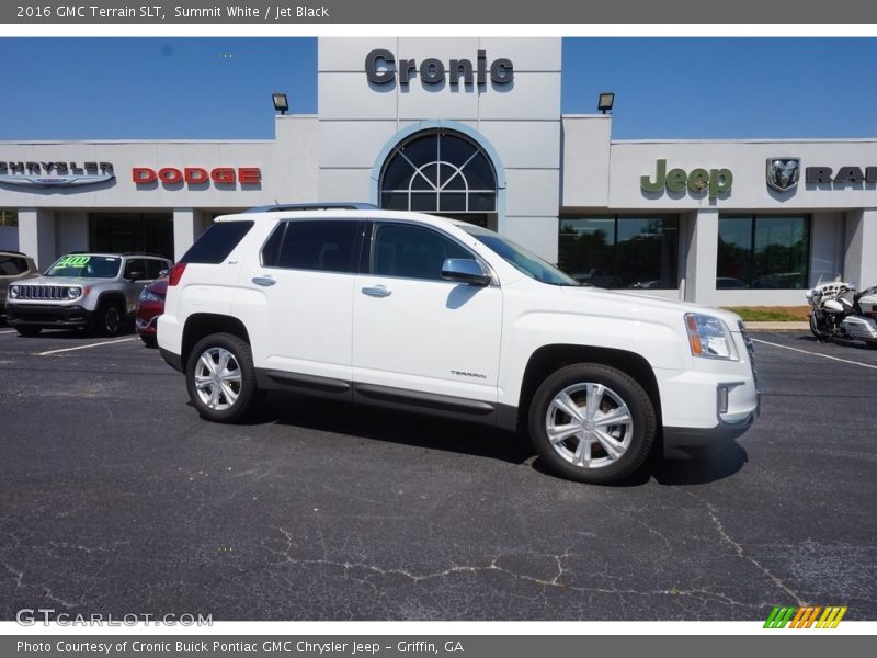 Summit White / Jet Black 2016 GMC Terrain SLT