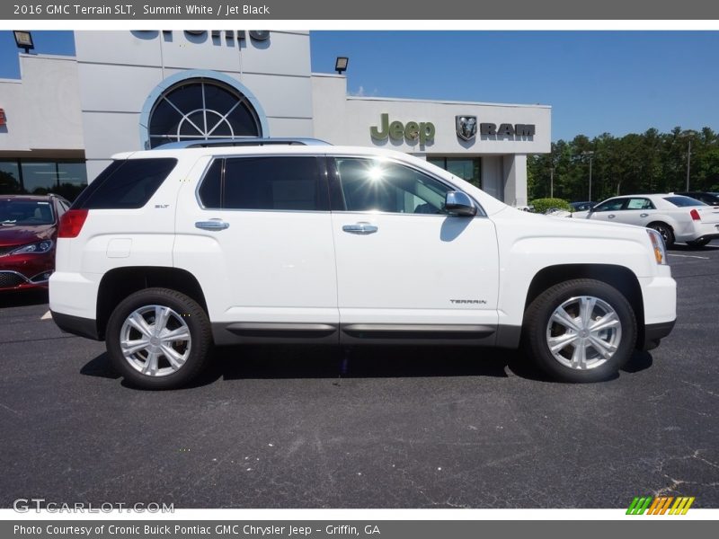 Summit White / Jet Black 2016 GMC Terrain SLT