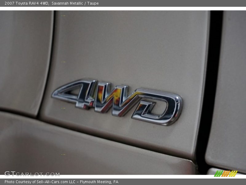 Savannah Metallic / Taupe 2007 Toyota RAV4 4WD