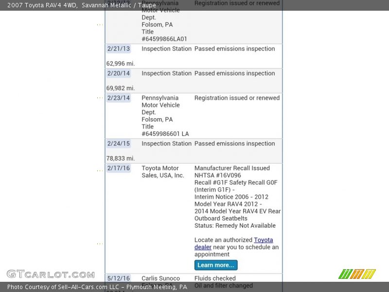 Savannah Metallic / Taupe 2007 Toyota RAV4 4WD