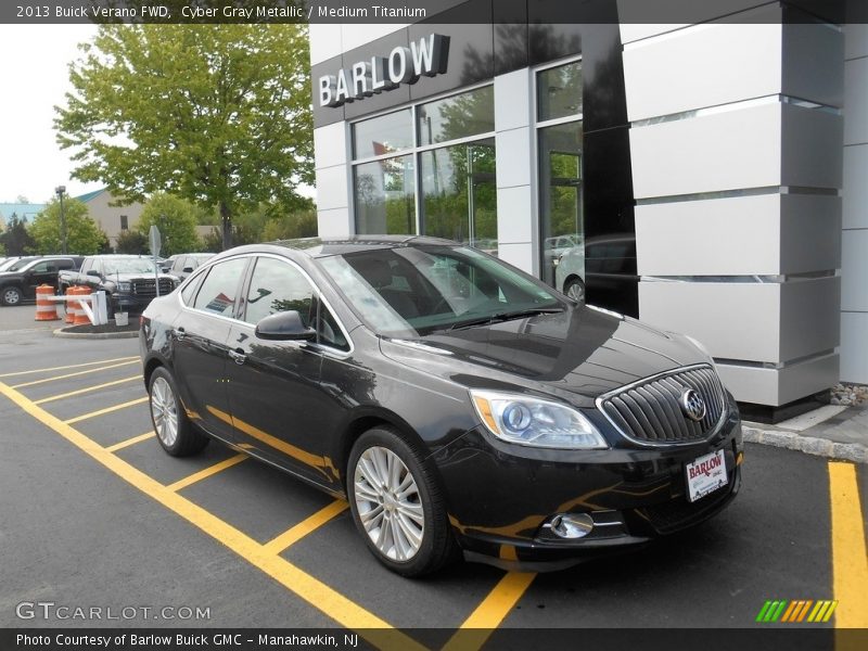 Cyber Gray Metallic / Medium Titanium 2013 Buick Verano FWD