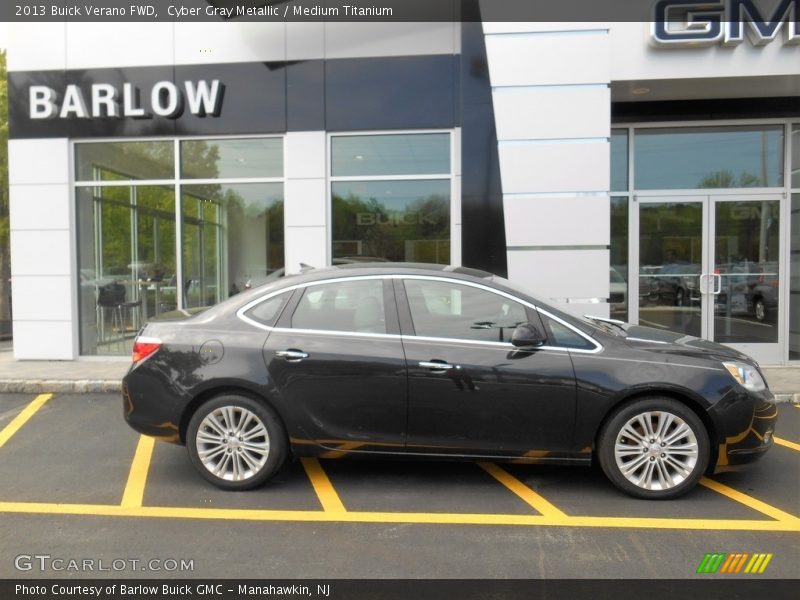 Cyber Gray Metallic / Medium Titanium 2013 Buick Verano FWD