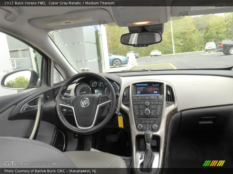 Cyber Gray Metallic / Medium Titanium 2013 Buick Verano FWD