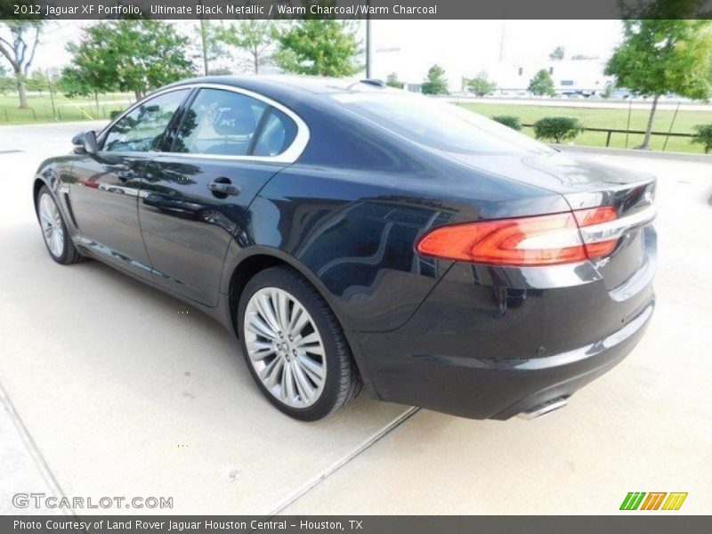 Ultimate Black Metallic / Warm Charcoal/Warm Charcoal 2012 Jaguar XF Portfolio