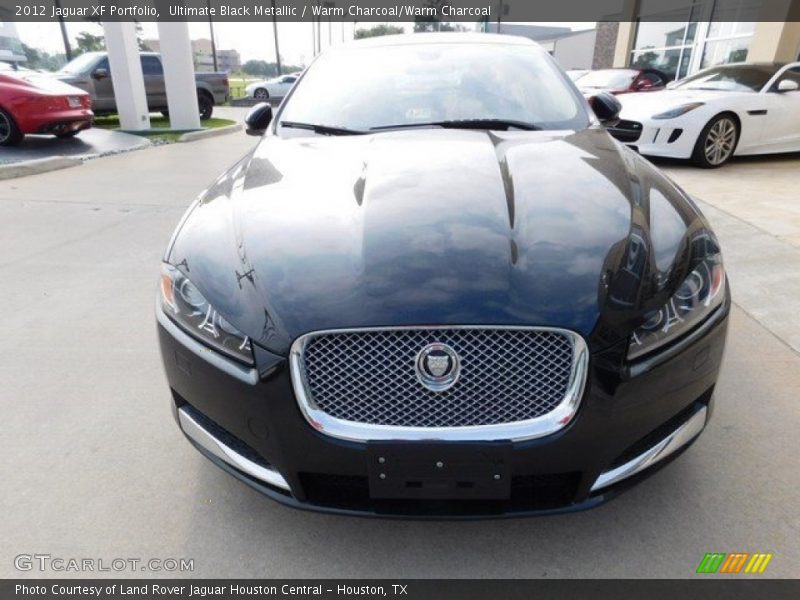 Ultimate Black Metallic / Warm Charcoal/Warm Charcoal 2012 Jaguar XF Portfolio