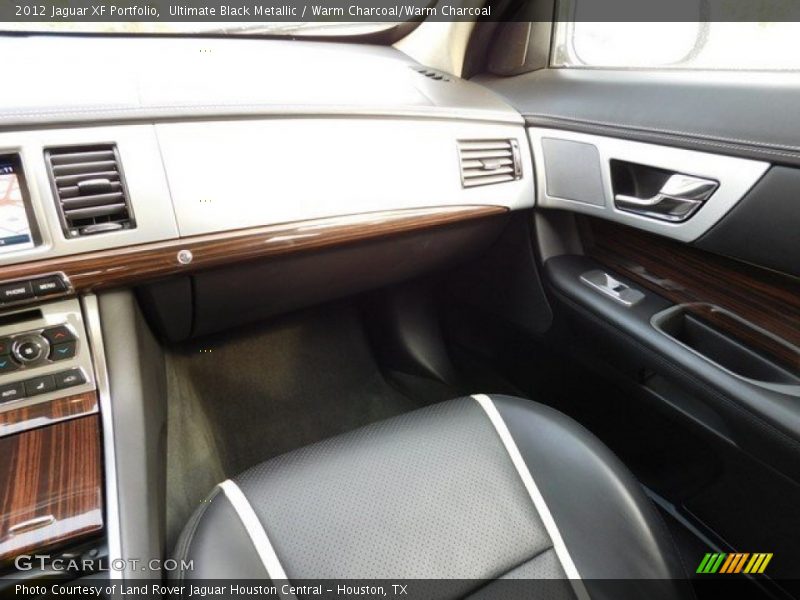 Ultimate Black Metallic / Warm Charcoal/Warm Charcoal 2012 Jaguar XF Portfolio