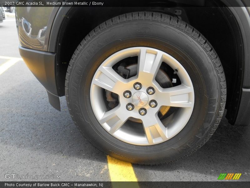 Medium Brown Metallic / Ebony 2012 GMC Acadia SL