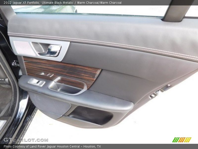 Ultimate Black Metallic / Warm Charcoal/Warm Charcoal 2012 Jaguar XF Portfolio