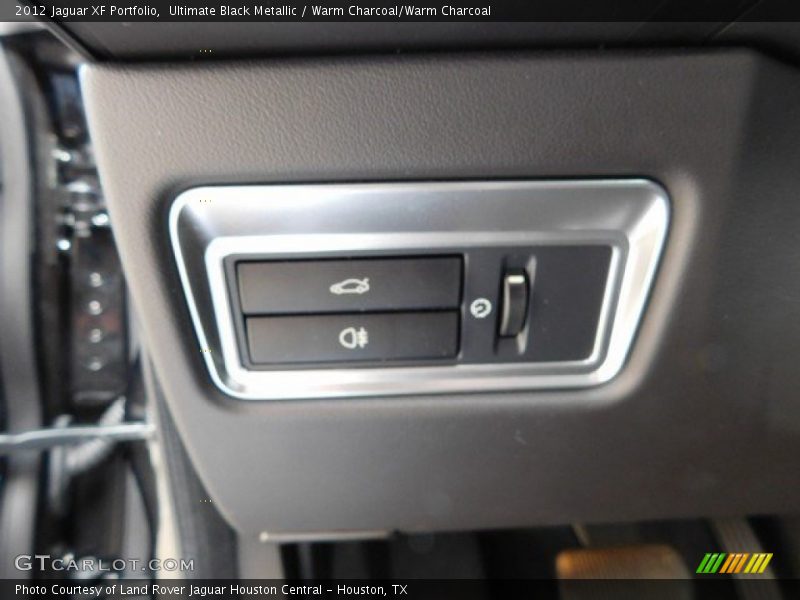 Ultimate Black Metallic / Warm Charcoal/Warm Charcoal 2012 Jaguar XF Portfolio