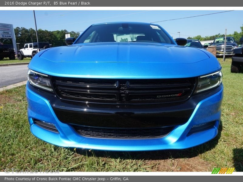 B5 Blue Pearl / Black 2016 Dodge Charger R/T