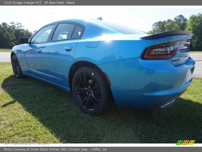 B5 Blue Pearl / Black 2016 Dodge Charger R/T