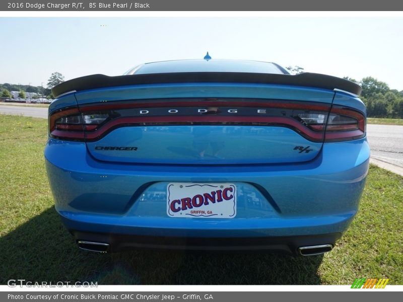 B5 Blue Pearl / Black 2016 Dodge Charger R/T