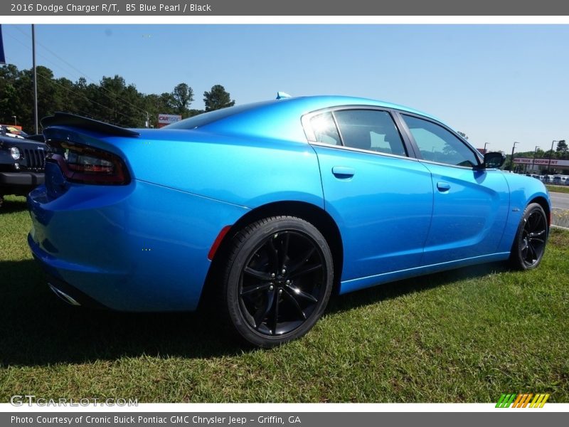 B5 Blue Pearl / Black 2016 Dodge Charger R/T