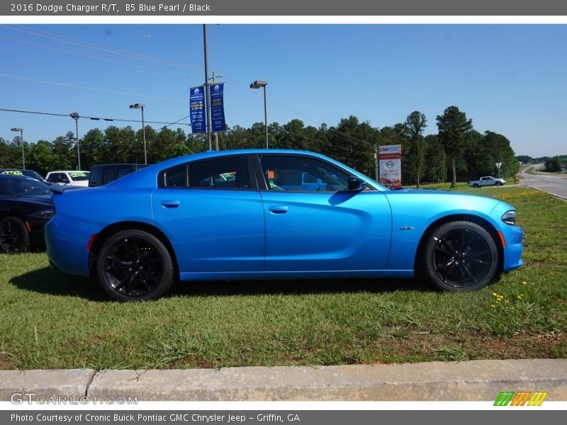 B5 Blue Pearl / Black 2016 Dodge Charger R/T