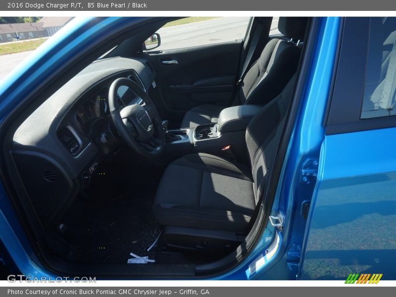 B5 Blue Pearl / Black 2016 Dodge Charger R/T