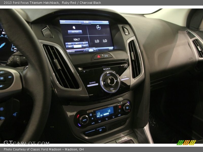 Ruby Red / Charcoal Black 2013 Ford Focus Titanium Hatchback