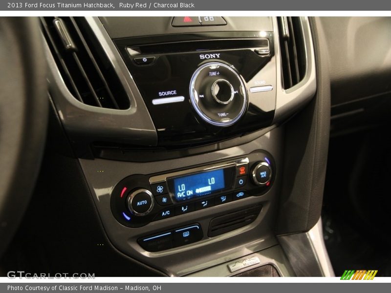 Ruby Red / Charcoal Black 2013 Ford Focus Titanium Hatchback