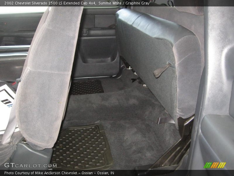 Summit White / Graphite Gray 2002 Chevrolet Silverado 1500 LS Extended Cab 4x4