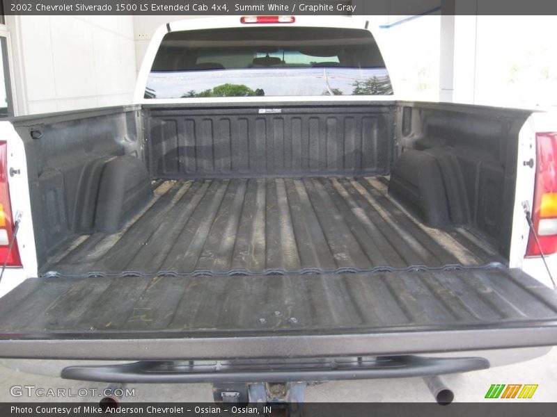 Summit White / Graphite Gray 2002 Chevrolet Silverado 1500 LS Extended Cab 4x4