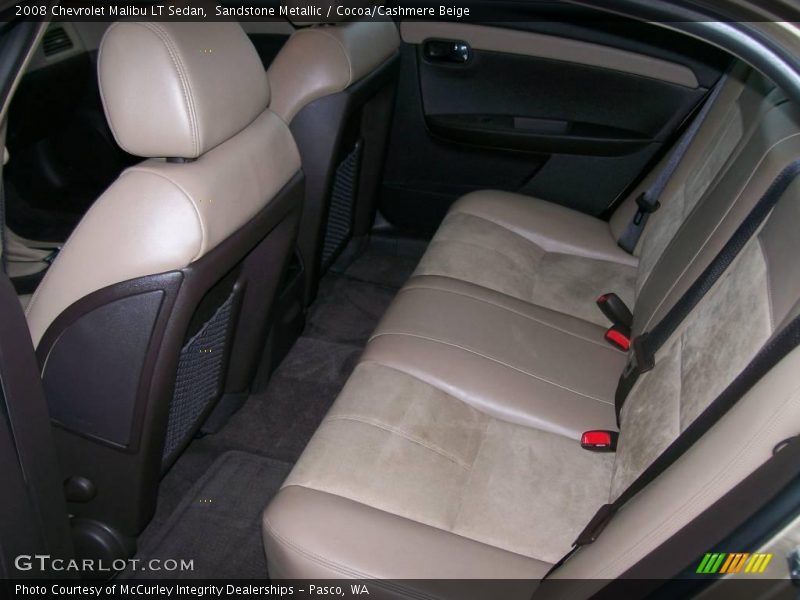 Sandstone Metallic / Cocoa/Cashmere Beige 2008 Chevrolet Malibu LT Sedan