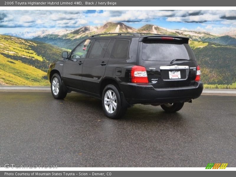 Black / Ivory Beige 2006 Toyota Highlander Hybrid Limited 4WD