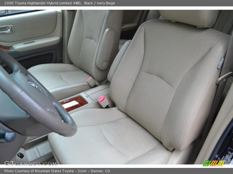 Black / Ivory Beige 2006 Toyota Highlander Hybrid Limited 4WD