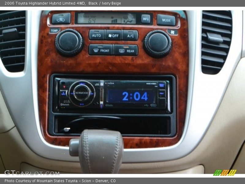 Black / Ivory Beige 2006 Toyota Highlander Hybrid Limited 4WD