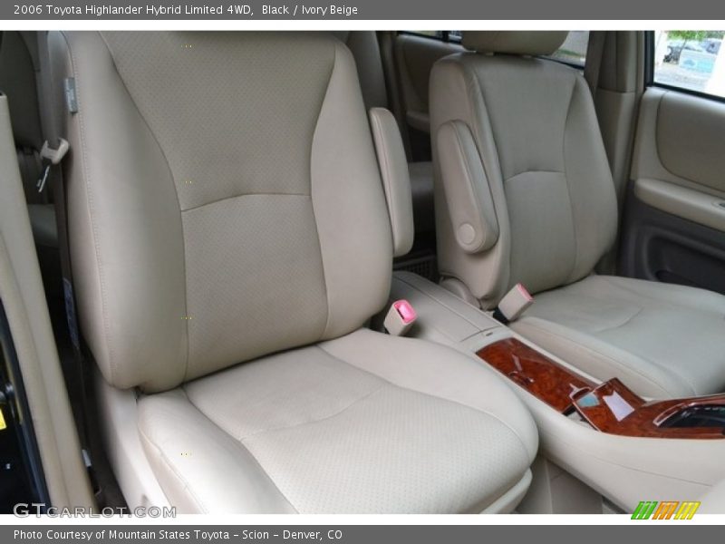 Black / Ivory Beige 2006 Toyota Highlander Hybrid Limited 4WD