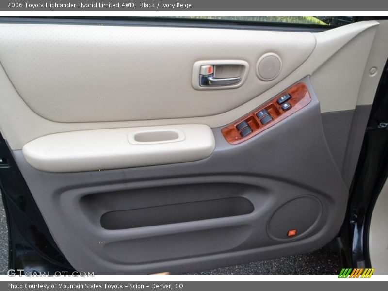Black / Ivory Beige 2006 Toyota Highlander Hybrid Limited 4WD