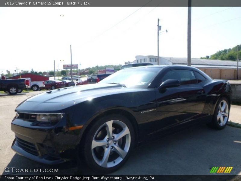 Black / Black 2015 Chevrolet Camaro SS Coupe