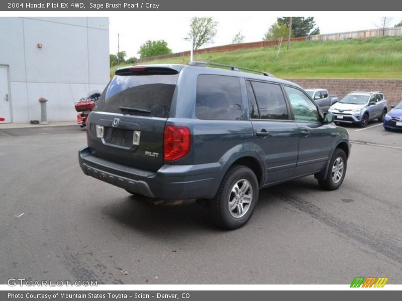 Sage Brush Pearl / Gray 2004 Honda Pilot EX 4WD