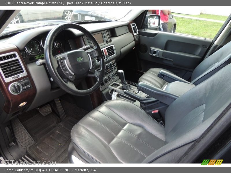 Java Black Metallic / Charcoal/Jet Black 2003 Land Rover Range Rover HSE