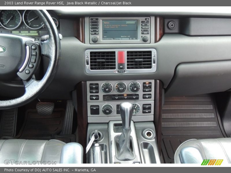Java Black Metallic / Charcoal/Jet Black 2003 Land Rover Range Rover HSE