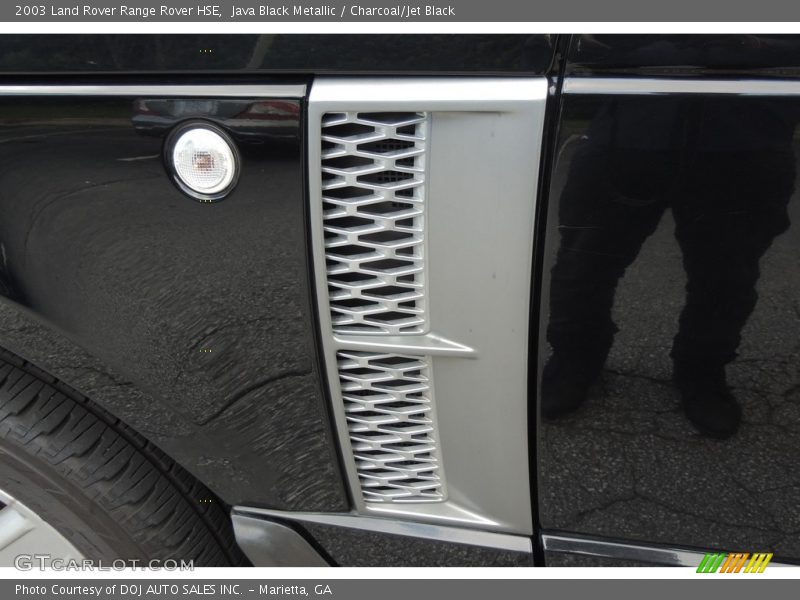 Java Black Metallic / Charcoal/Jet Black 2003 Land Rover Range Rover HSE